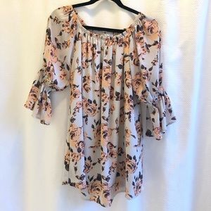 Audrey 3+1 off the shoulder dress